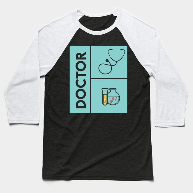 Doctor Love Baseball T-Shirt by Design Knight